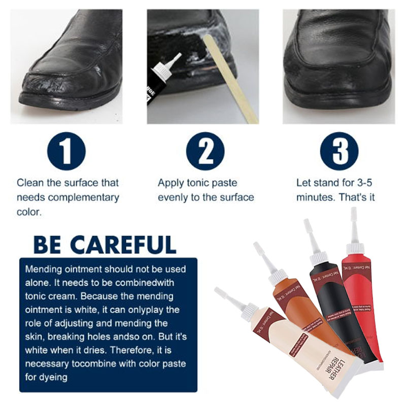 Leather Repair Paste Car Seat  - огляд і ціна Leather Shoe Polish