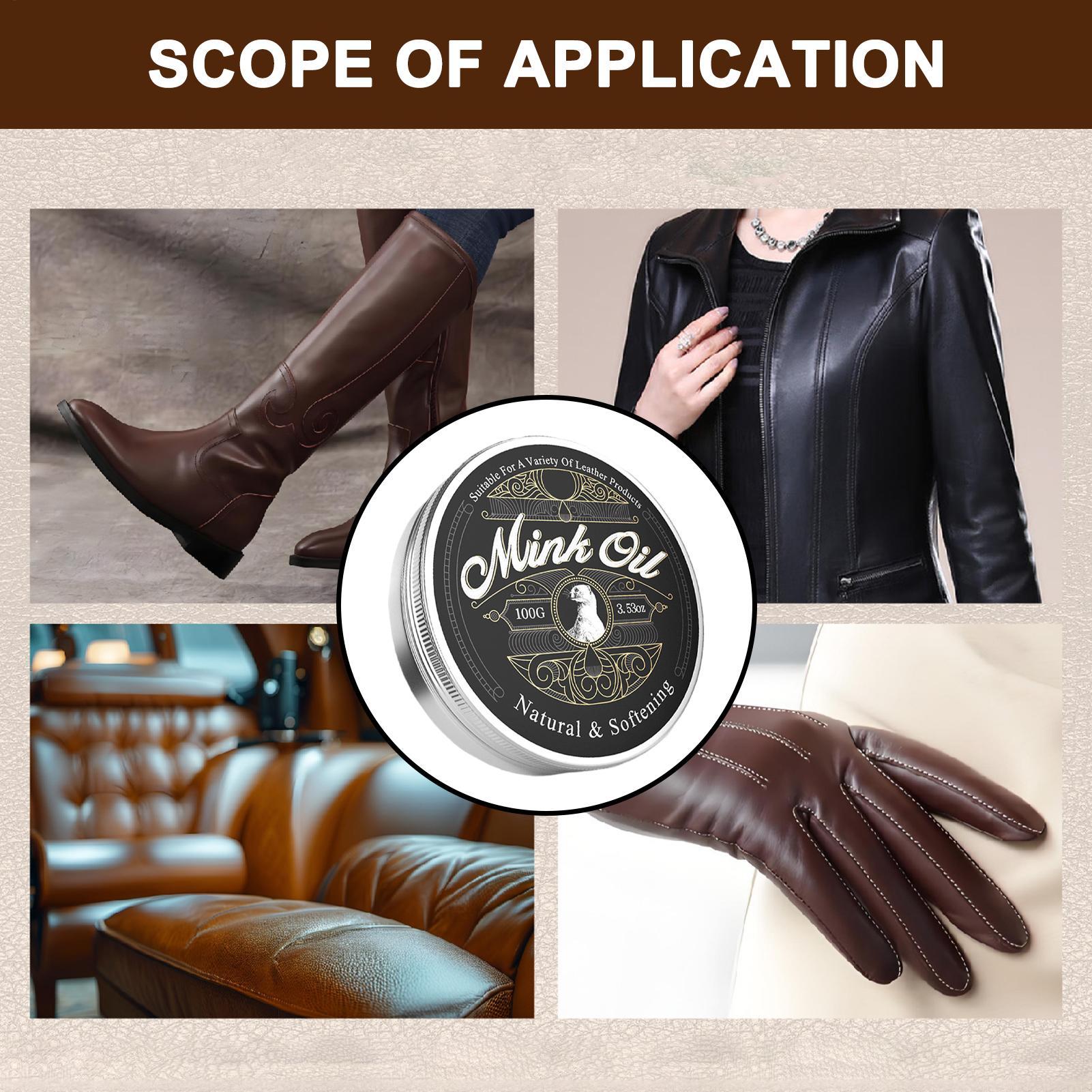 Pure Mink Oil Leather Care Cle - огляд і ціна Sneaker Care Spray